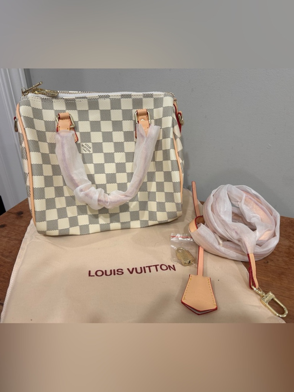 Checkered Fashion Bag